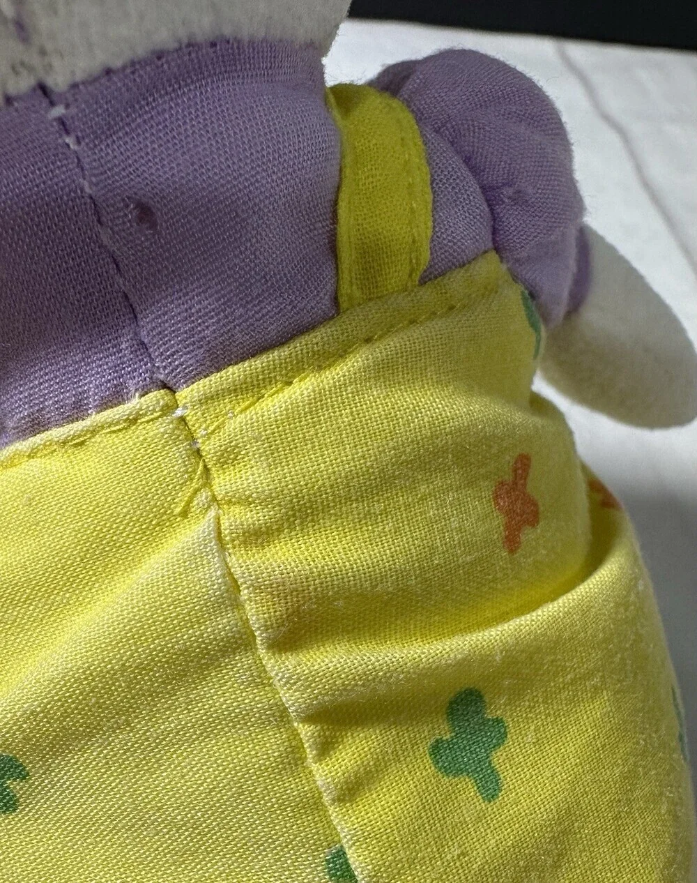 TY RUBY Max & Ruby Beanie Baby Yellow Dress Rabbit 7.5" Plush - Picture 5 of 7